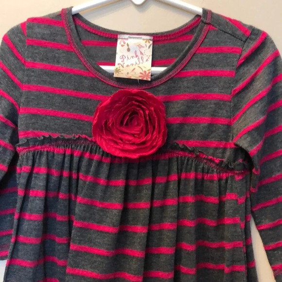 PINK VANILLA EUC GIRLS GIRL DRESS TOP BOTTOM EASTER BOUTIQUE CASUAL SIZE 5 - Picture 5 of 6